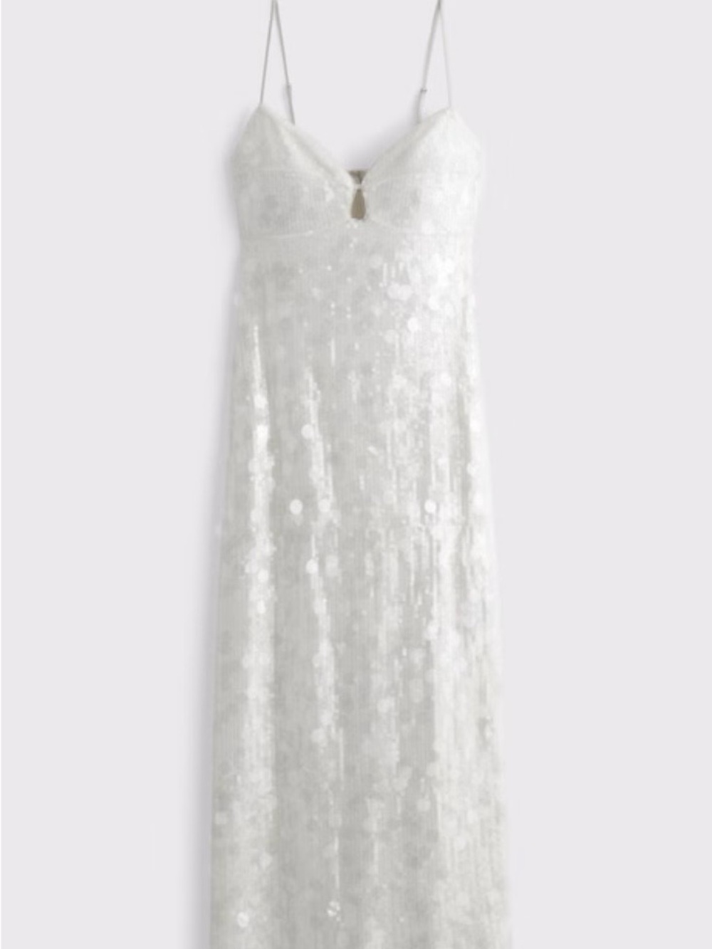 Sequin mini dress - White. Bachelorette perfection!
